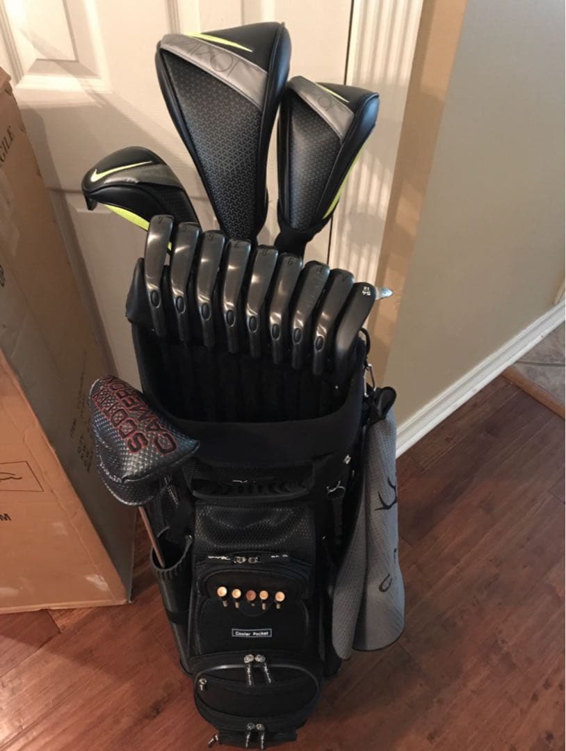 【希少】Kahma ゴルフバッグ キャディバッグ Black