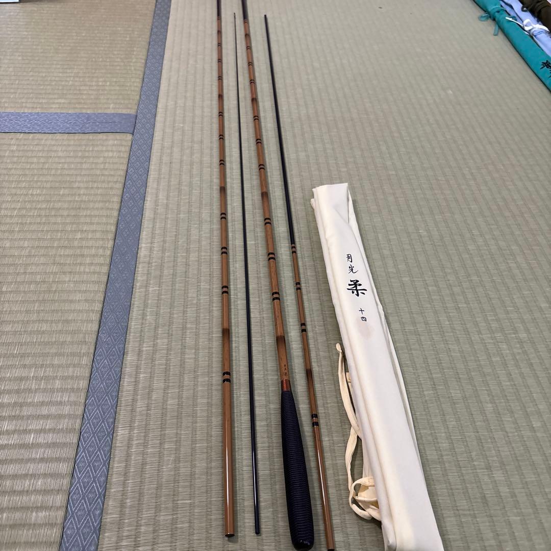 ダイワ 月光 柔 14 ヘラブナ竿ケース付き