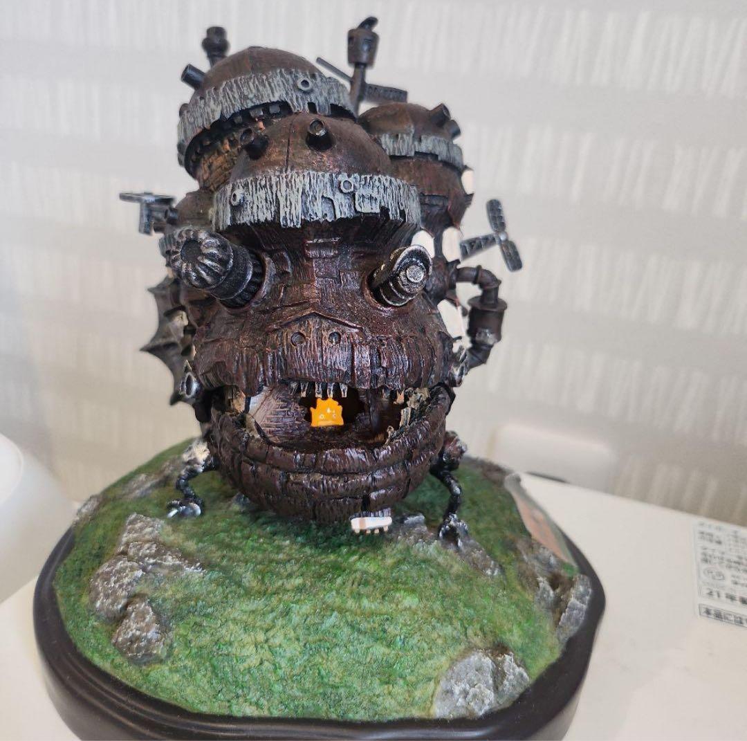 希少ハウルの動く城 ライトアップジオラマ カルシファー発光【生産終了品入手困難】