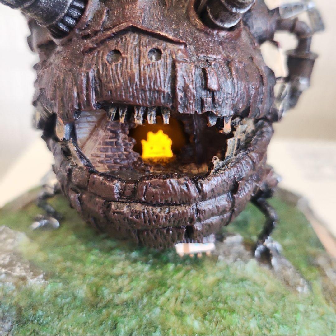 希少ハウルの動く城 ライトアップジオラマ カルシファー発光【生産終了品入手困難】