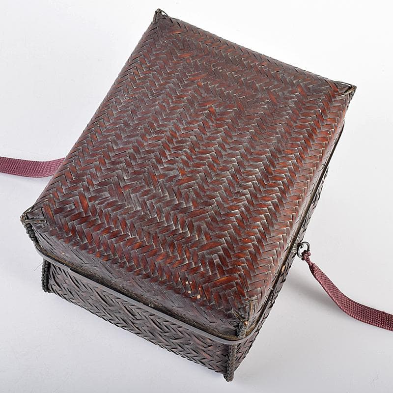 華山作　御所籠　皆具共　茶碗　棗など　十三点一式　仕覆付　共箱　F　R7699B