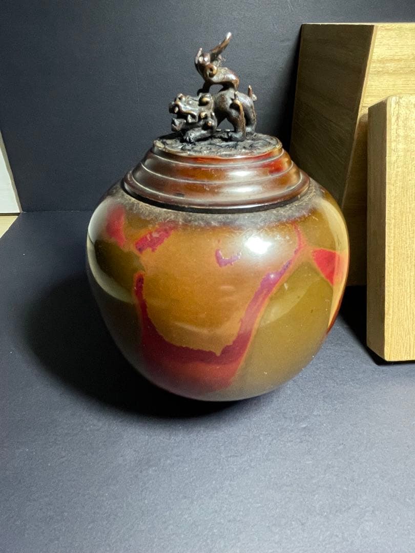 松美堂　高岡銅器　伝統工芸品　夏目型香炉