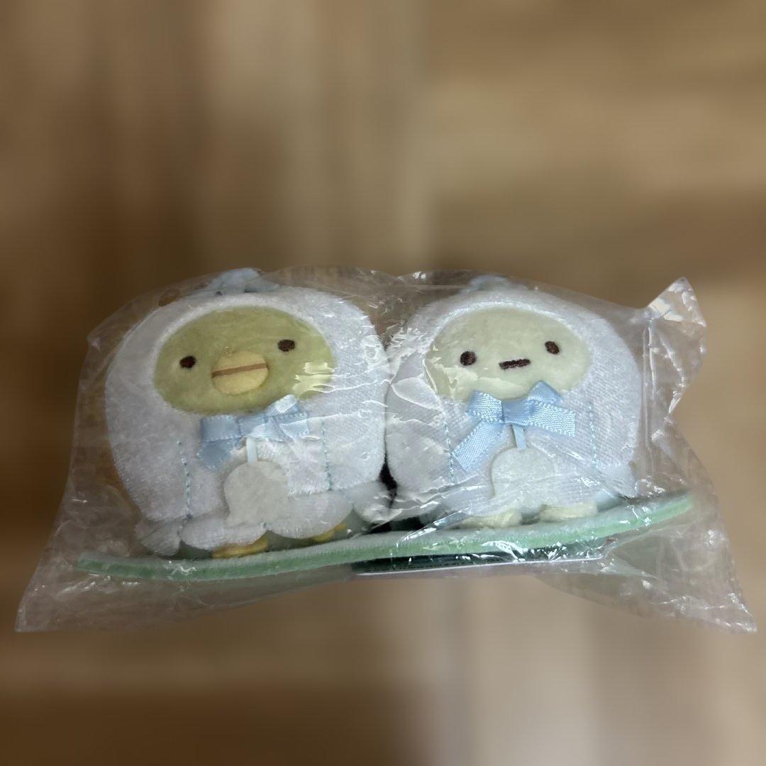 新品・サンエックス・まめゴマ・すみっコ・マスコット・てのりぬいぐるみセット