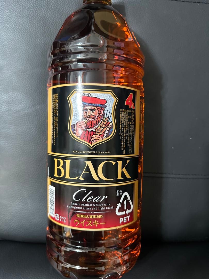 BLACK Clear ウイスキー 4L×4本700mL1本