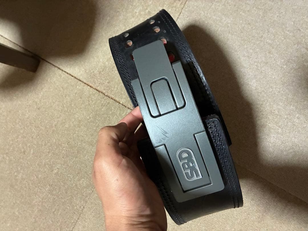 SBD トレーニング・パワーベルト 黒/赤 13mm