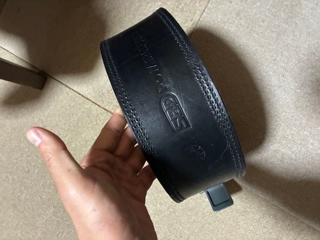 SBD トレーニング・パワーベルト 黒/赤 13mm