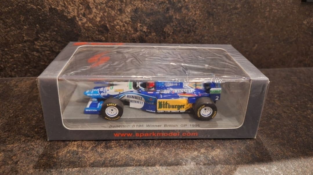 1/43 ベネトン B195 ジョニーハーバート 1995年イギリスGP　初優勝