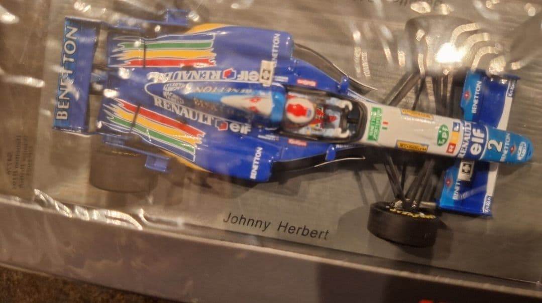 1/43 ベネトン B195 ジョニーハーバート 1995年イギリスGP　初優勝