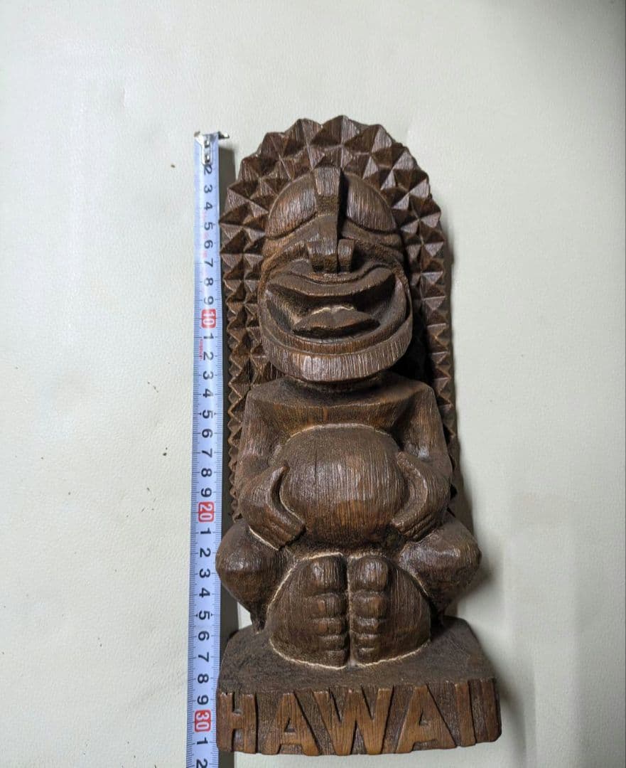 ハワイ製 木製彫刻 1974年製