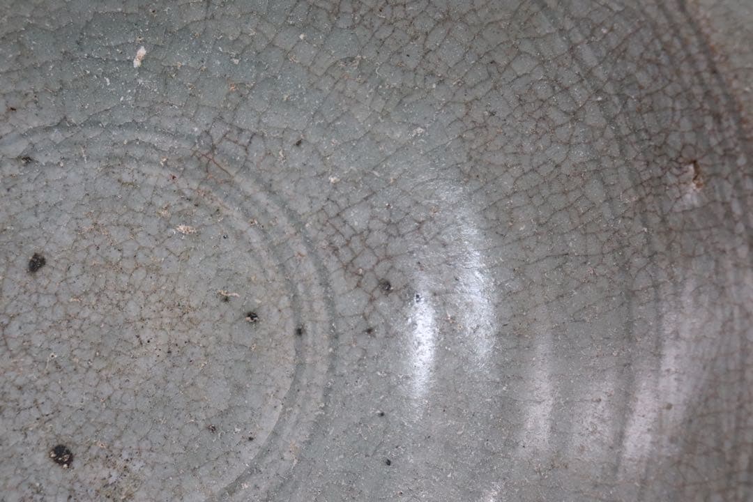 中国　明時代　青磁大皿　送料込み0929