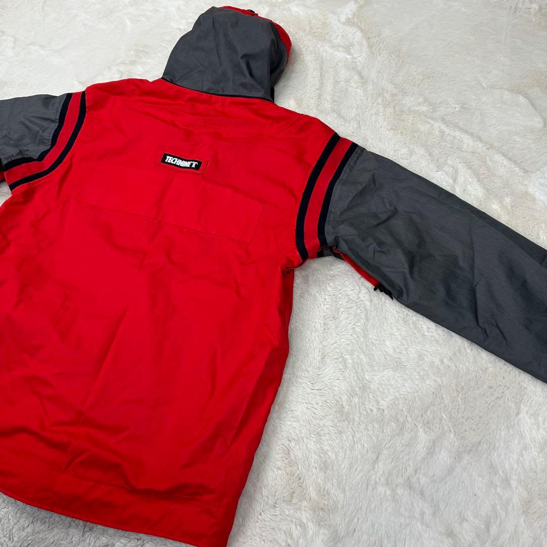 ✨美品✨TECHNINE テックナイン スノボウェア スタジャン風 L 赤 ロゴ