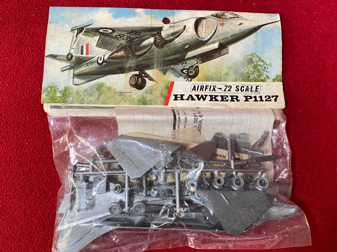 エアフィクス1/72 ホーカーP1127 他、全30個セット