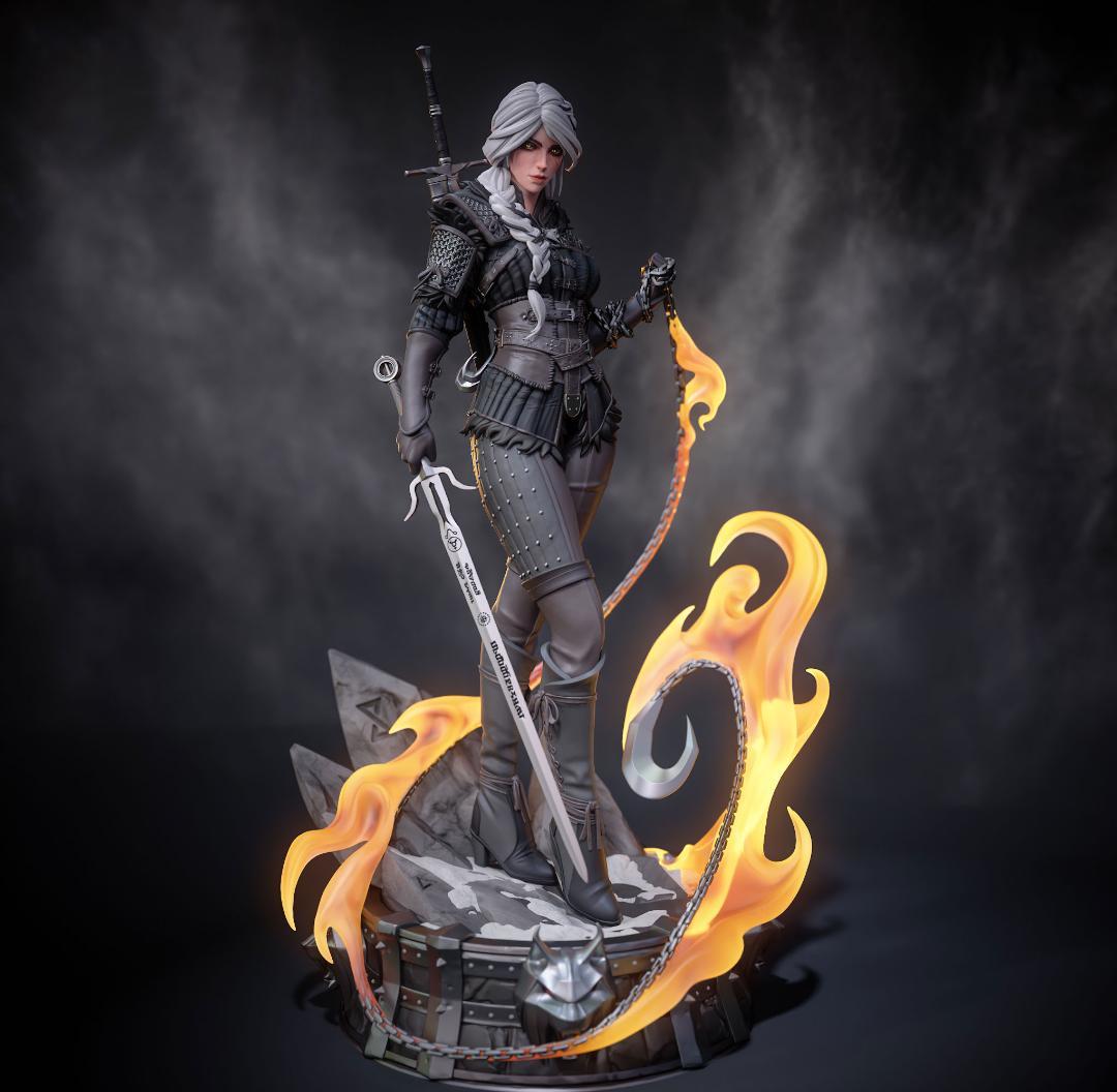 1/8　未塗装 未組立　フィギュア　ガレージキット 【 シリ ウィッチャー 】