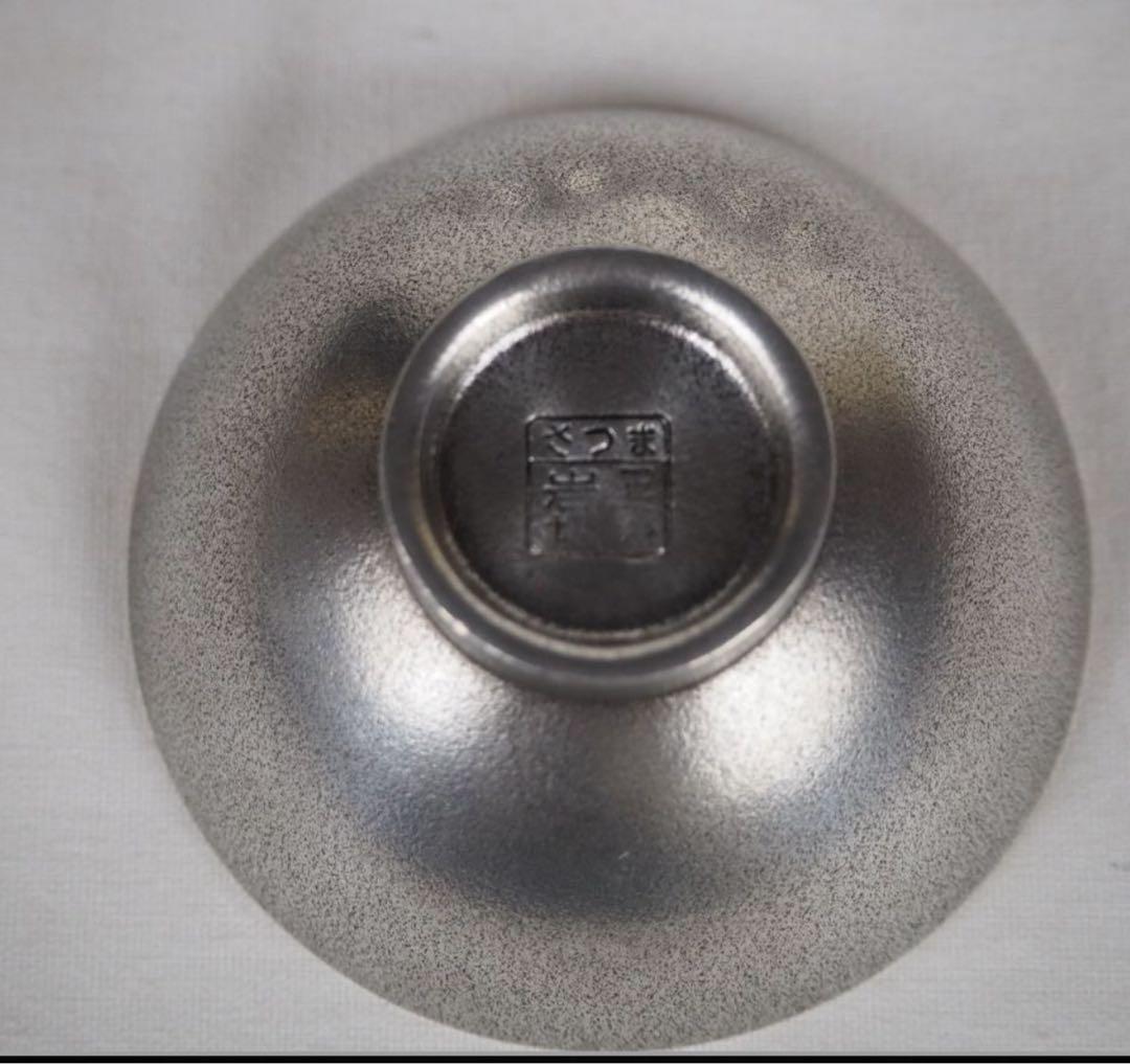 送料無料　薩摩錫器　登六作　薩摩岩切正錫酒器　重さ682ｇ 未使用・共箱