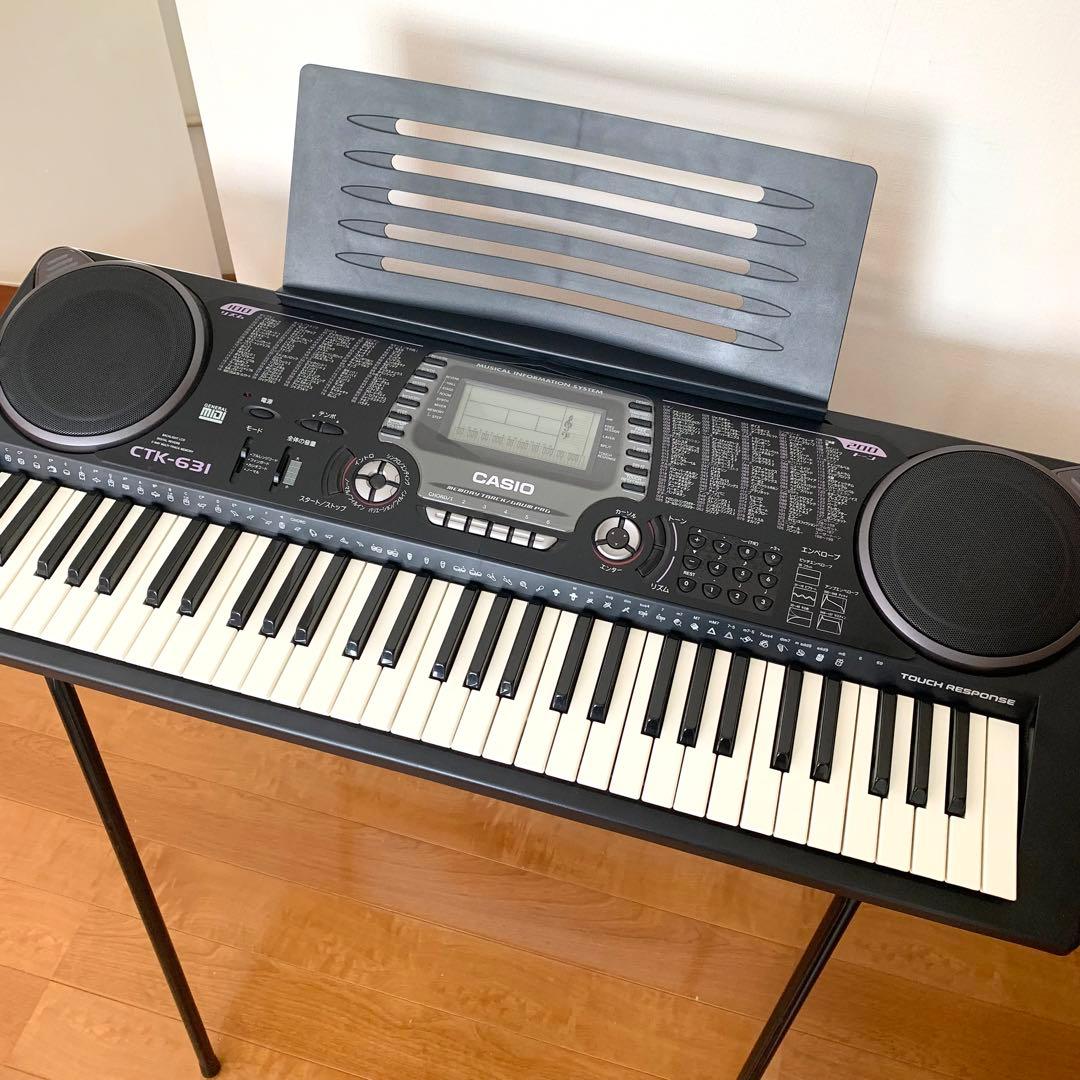 CASIO CTK-631 電子キーボード ポータブルキーボード 61 鍵盤
