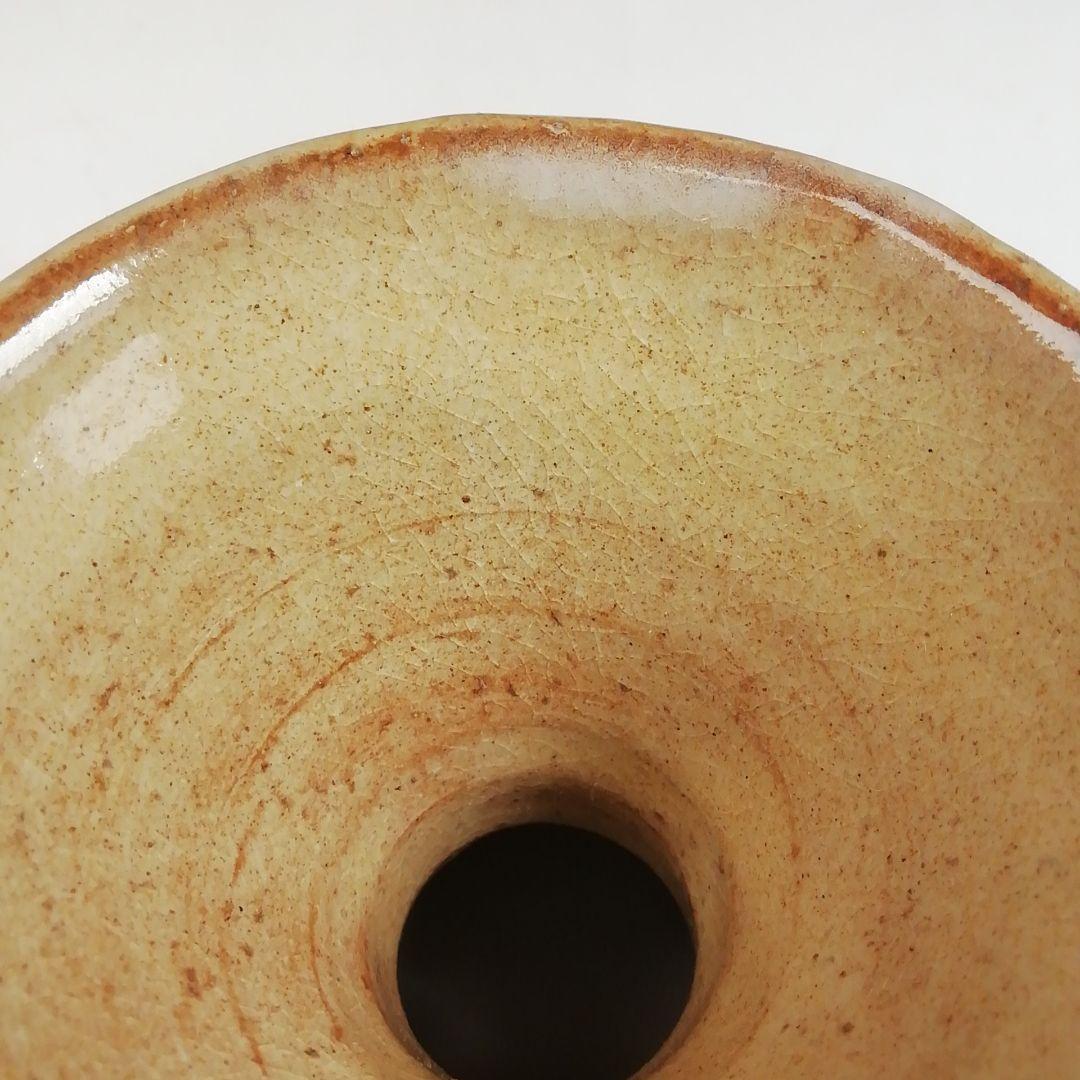 Ｗ１２５　蓋置　『萩　千切蓋置』『十二代　田原陶兵衛 造』　共箱　茶道具