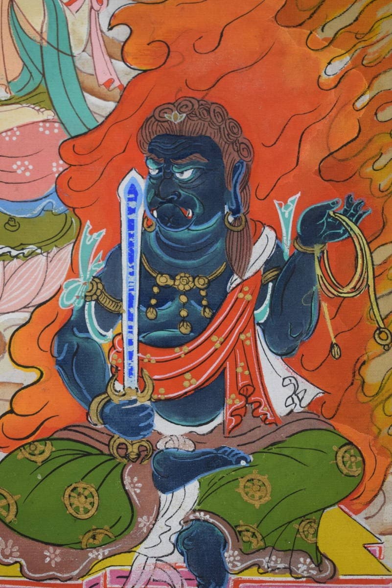 作者不詳/十三佛図/十三仏図/掛軸☆宝船☆Y-435　JM