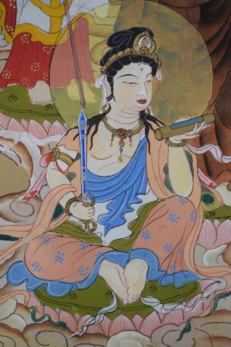 作者不詳/十三佛図/十三仏図/掛軸☆宝船☆Y-435　JM