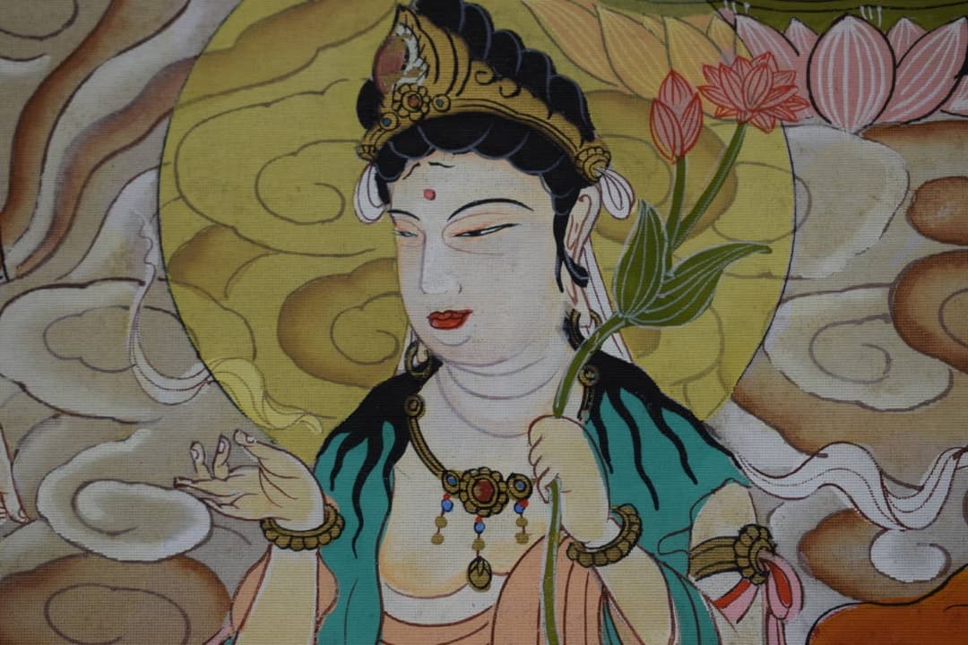 作者不詳/十三佛図/十三仏図/掛軸☆宝船☆Y-435　JM