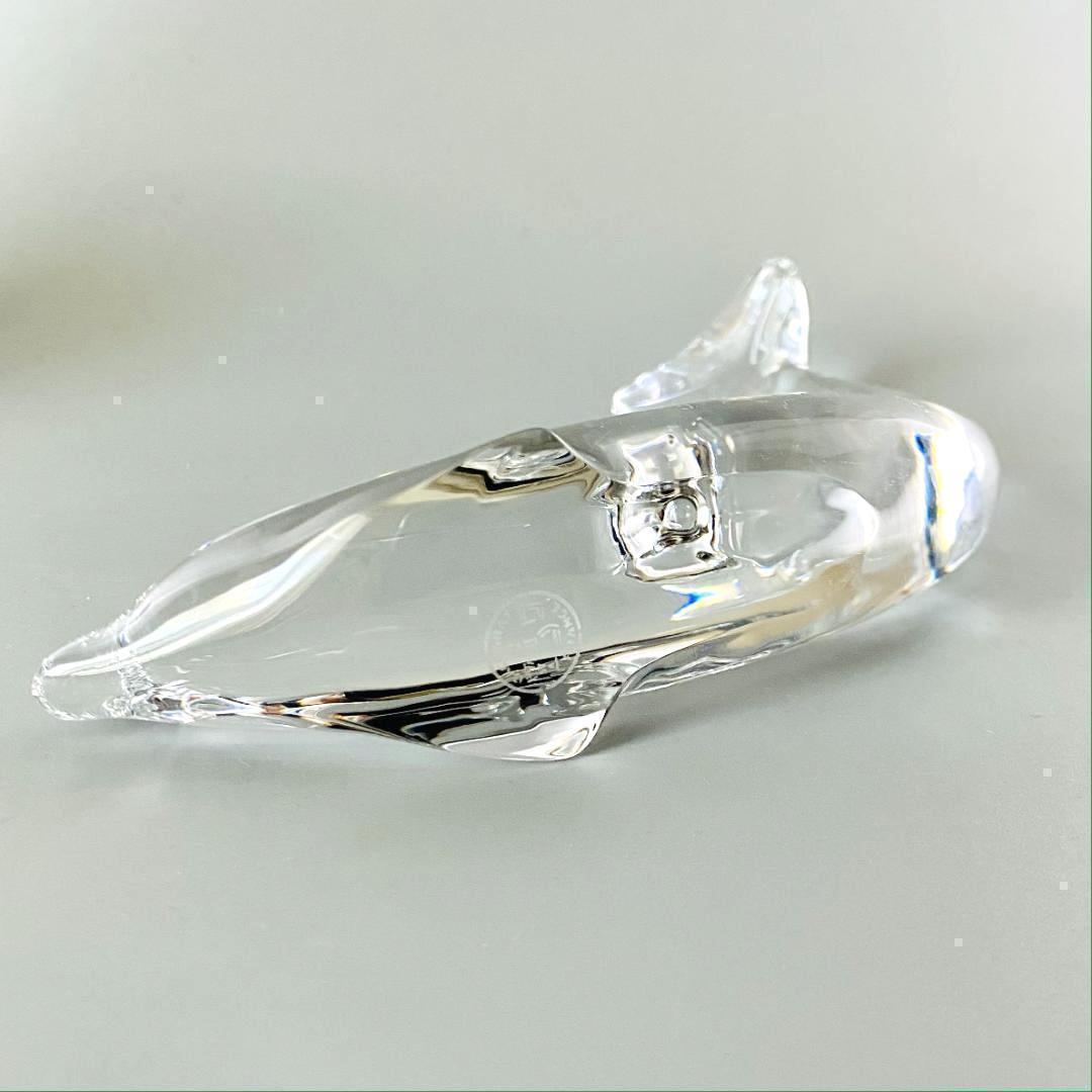 【バカラ】イルカ 動物 置物 インテリア baccarat 人脈、恋愛運、結婚