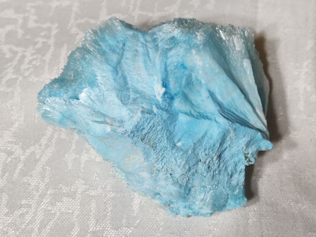 パワーストーン　天然石　アラゴナイト　青色あられ石　232g　No.347