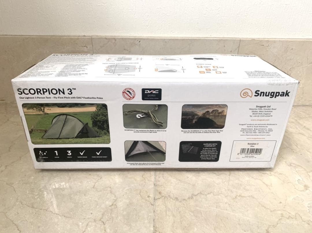 Snugpak スナグパック スコーピオン テント