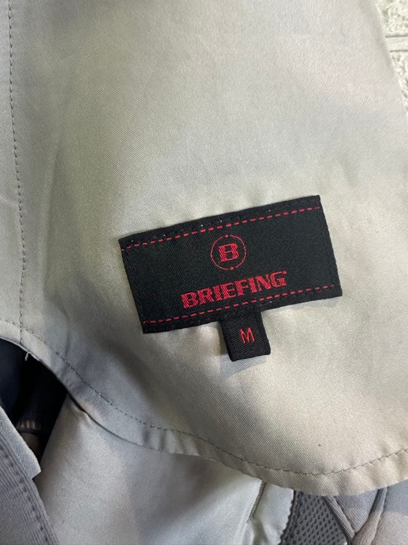 BRIEFING ブリーフィング 3D ロゴ ジョガー パンツ グレー