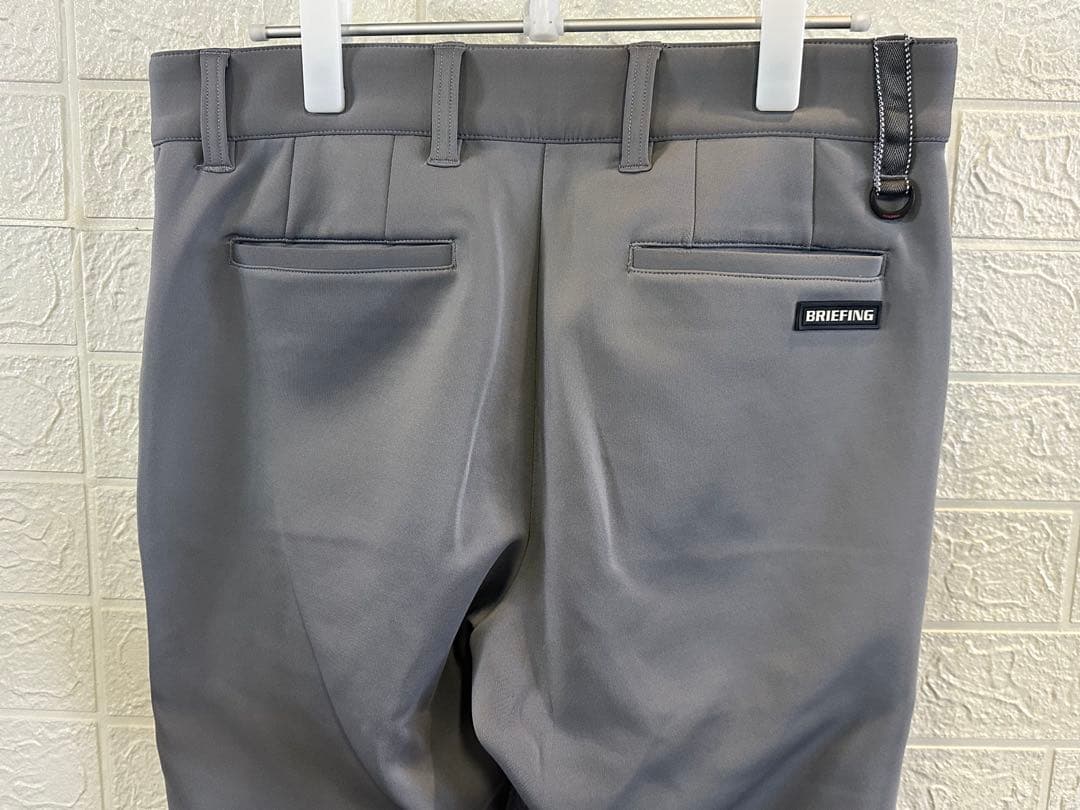 BRIEFING ブリーフィング 3D ロゴ ジョガー パンツ グレー