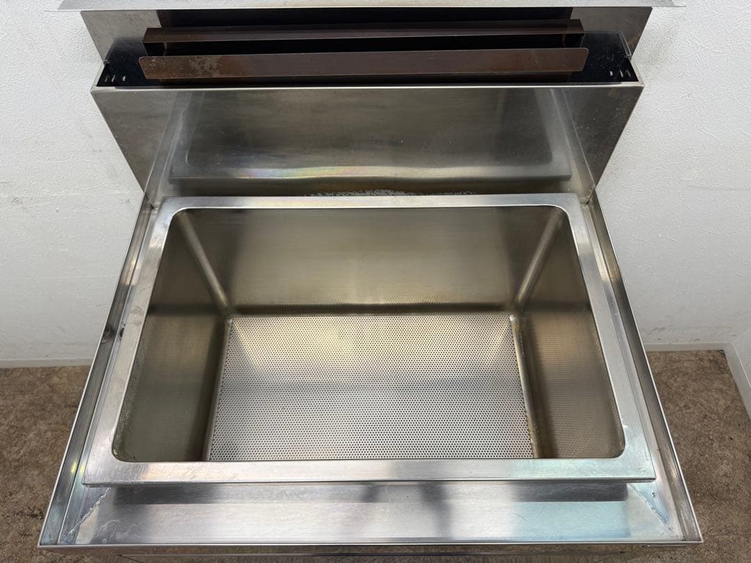 タニコー　角型うどん釜　湯がき槽　湯煎器　都市ガス　２０２１年製　TKU-75