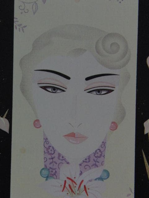 谷川泰宏、【華】、希少な額装用画集より、状態良好、新品額装付、日本人画家