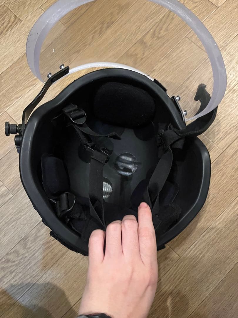 防弾バイザー＆mich2000タイプヘルメット＆メットカバー