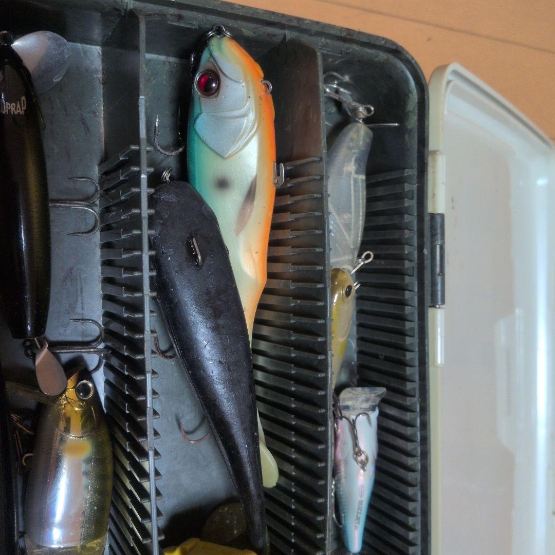 ブラックバスルアーセットケース付き