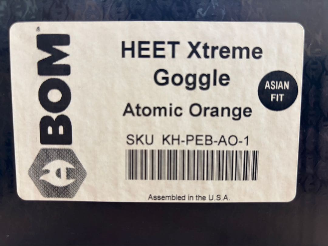 k*u様 abom heet xtreme エーボム　ゴーグル　ヒートエクストリ