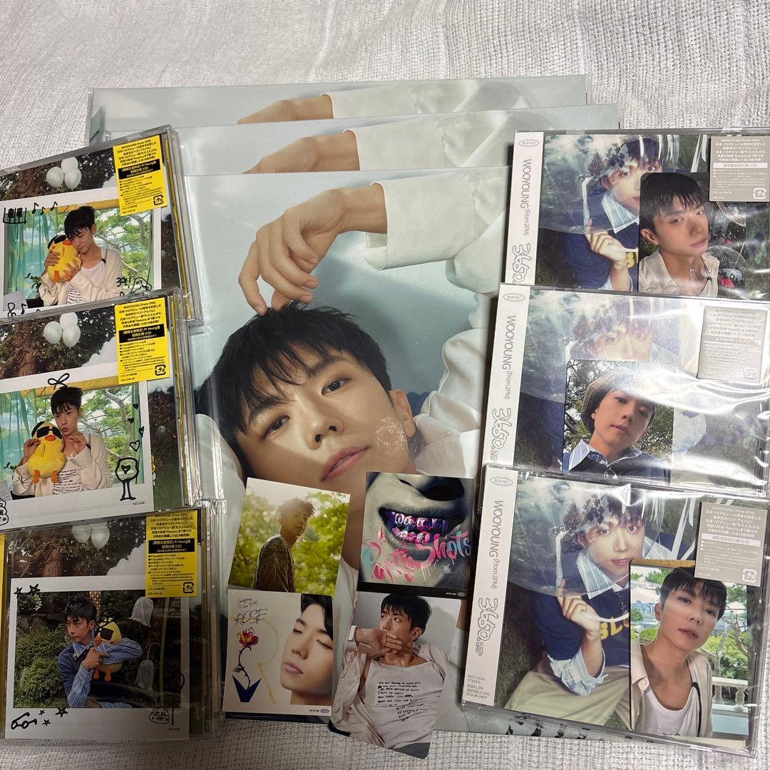 2PM / 2pm ウヨン　ベストアルバム　3形態3枚ずつ　カード＆ステッカー