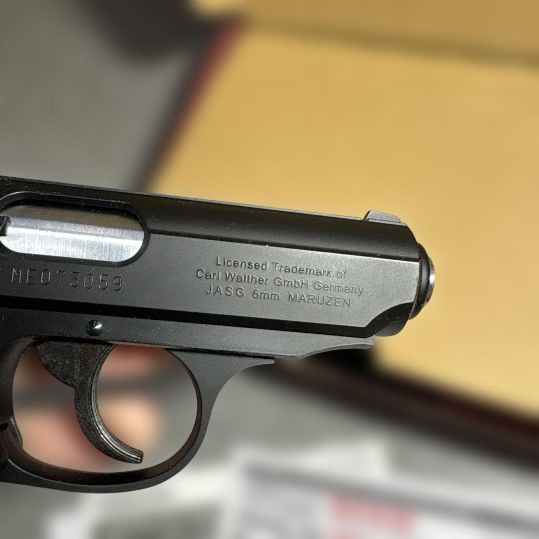 お*ヨ様 606 マルゼンワルサー ニューPPK/S ガスブローバック ブラック