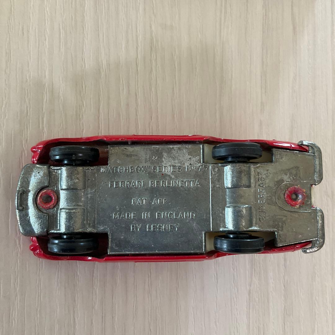 ミニカー　マッチボックス　フェラーリ　ベルリネッタ