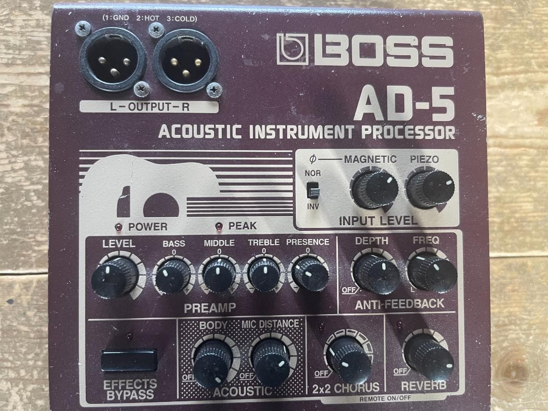 BOSS AD-5 アコースティックプロセッサー