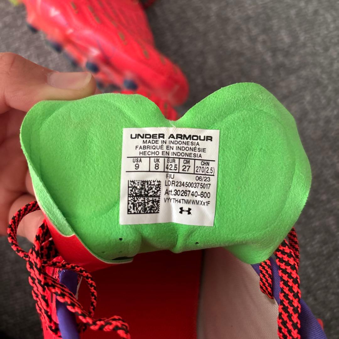 アンダーアーマーサッカースパイク27.0cm