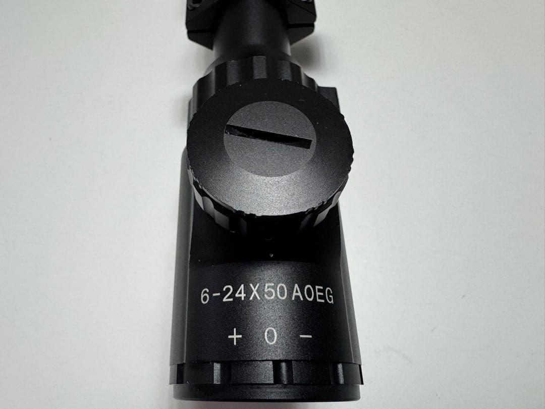 未使用　Tasco 6-24×50 ライフルスコープ　レッド/グリーン