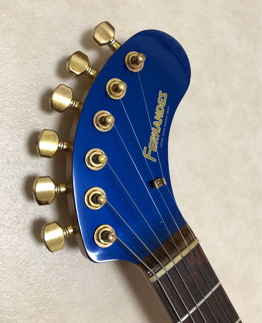 【美品】ZO-3C メタリックブルー アンプ内蔵ミニギター