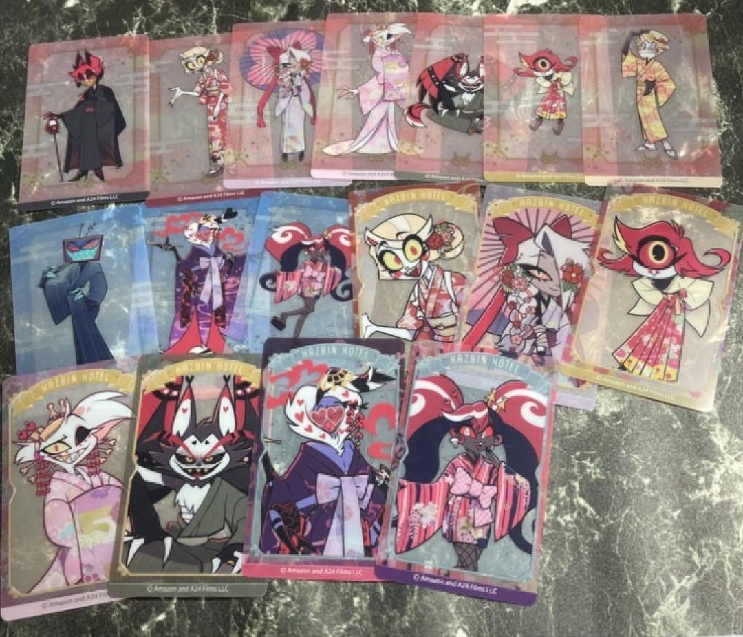 ハズビンホテルへようこそ　アラスター　ヴォックス　クリアカード　17枚セット