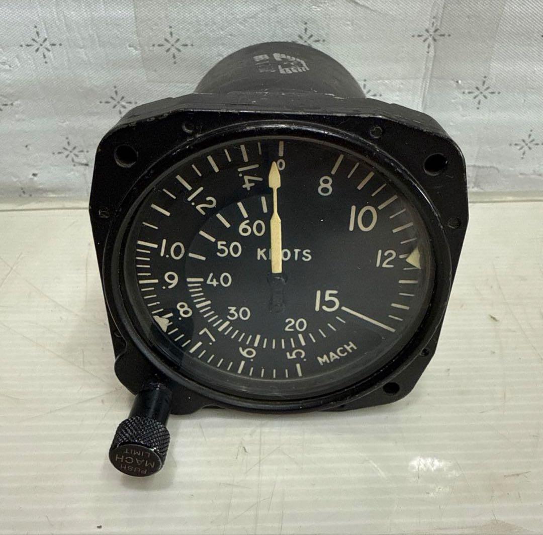 航空機 インジケーター エアスピード＆マッハ メーター 計器