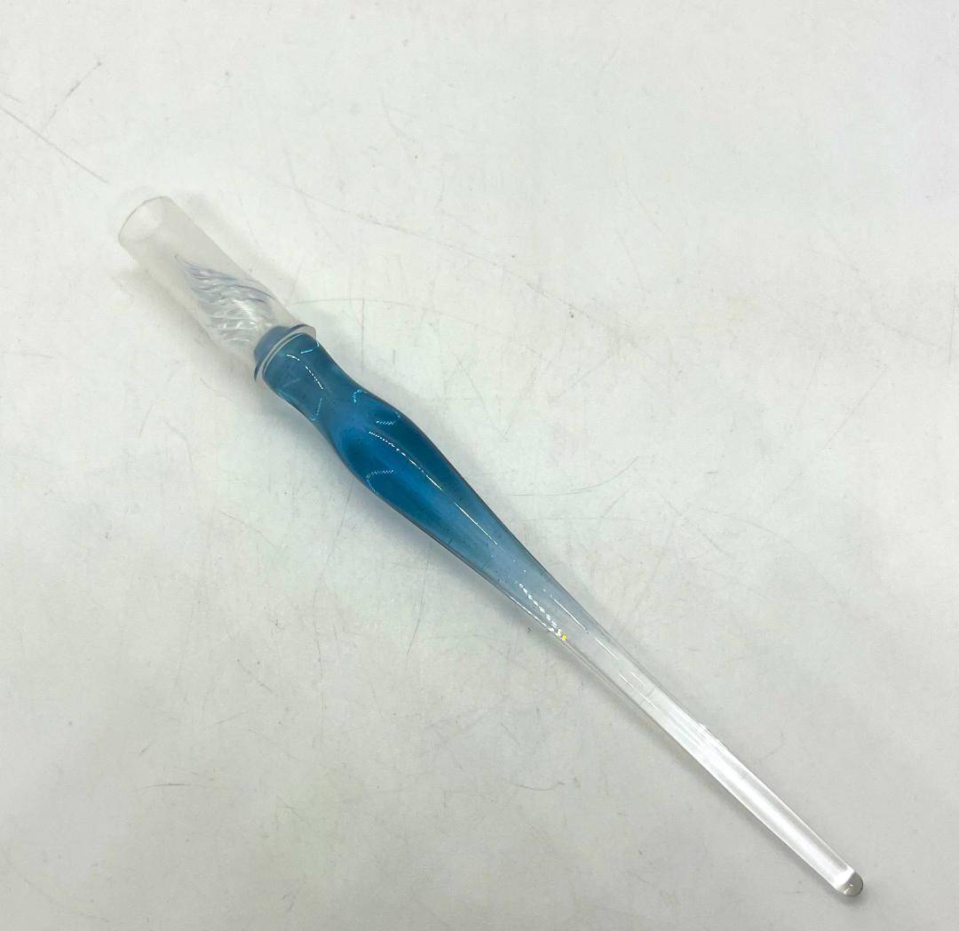 硝子工房Sayori ガラスペン 未使用品 専用箱付き ハンドメイド 文房具