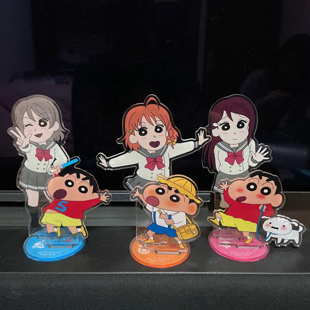 クレヨンしんちゃん・ラブライブ！アクリルスタンド