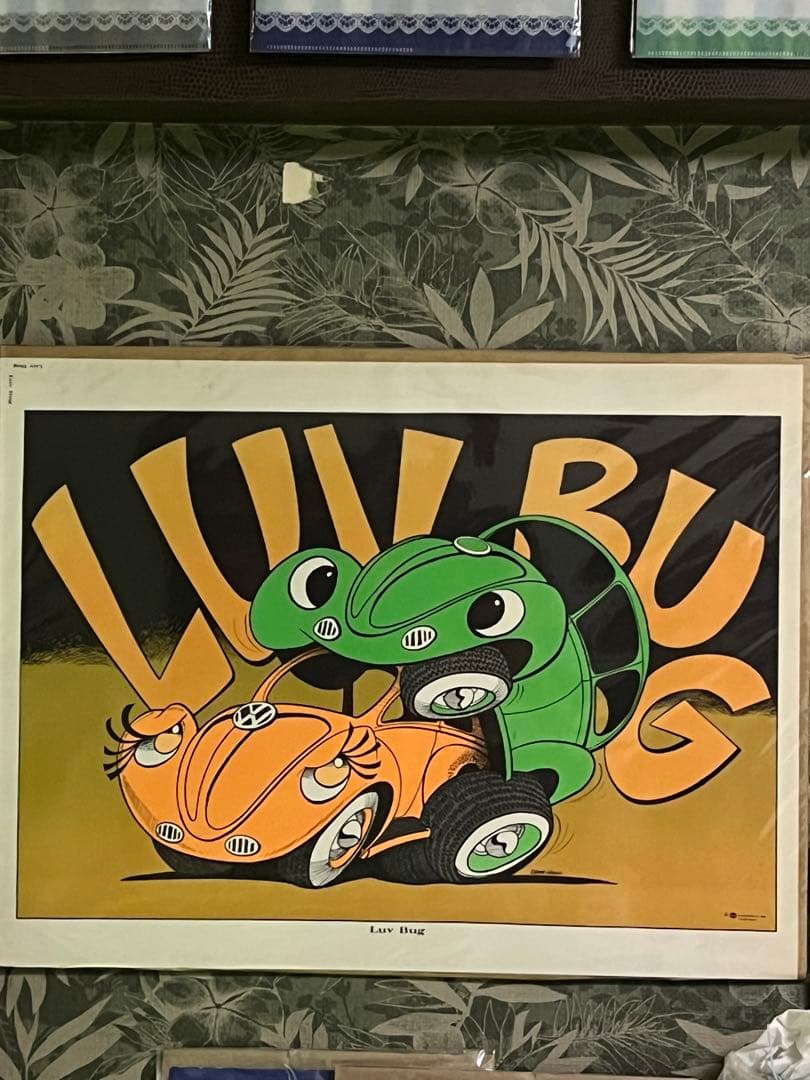 70s'lov bug ポスター　激レア　セール