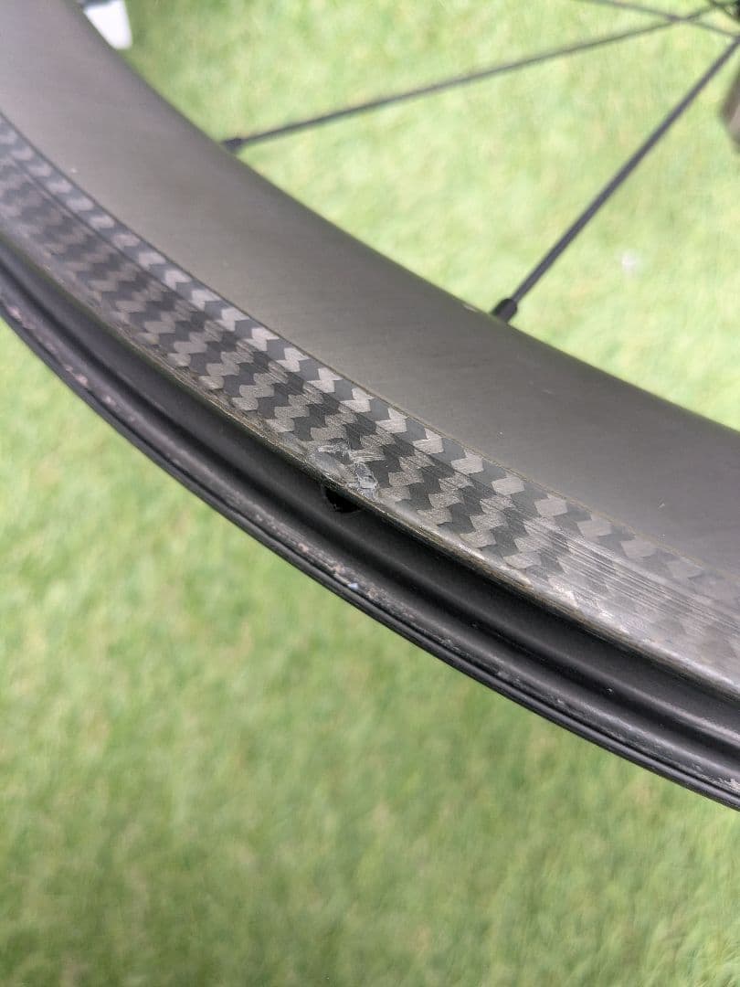 【訳あり】ICAN α50pro カーボンホイール 前後セット