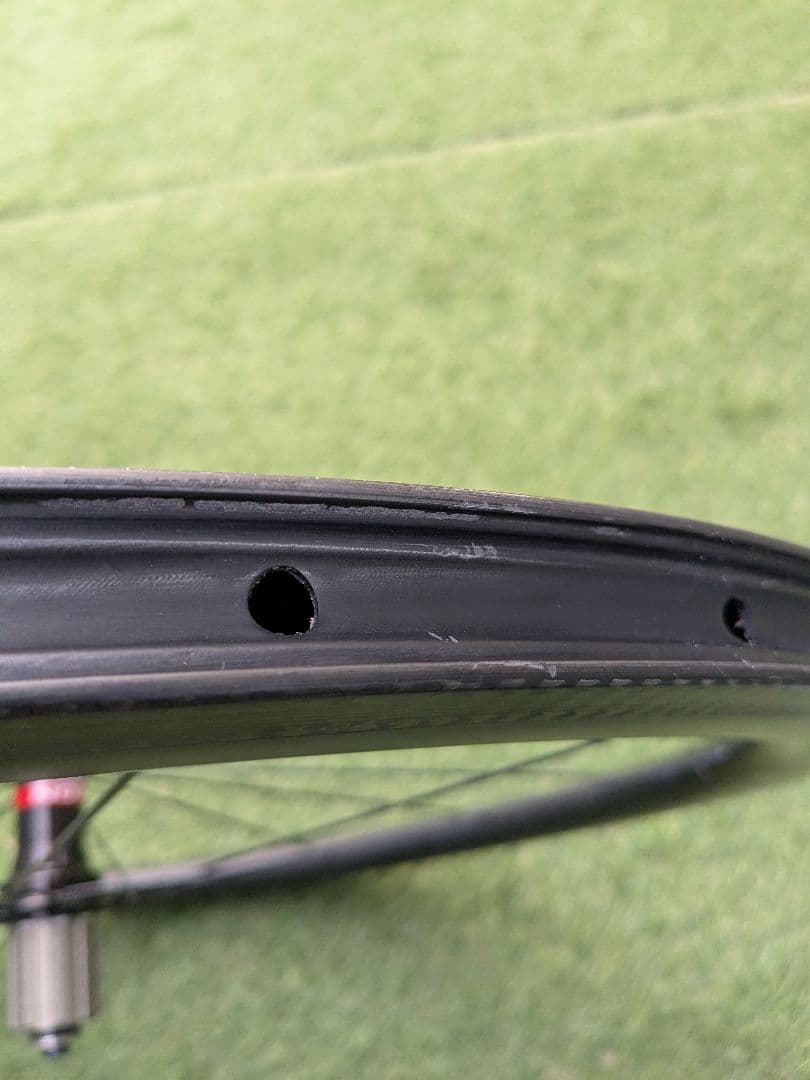 【訳あり】ICAN α50pro カーボンホイール 前後セット