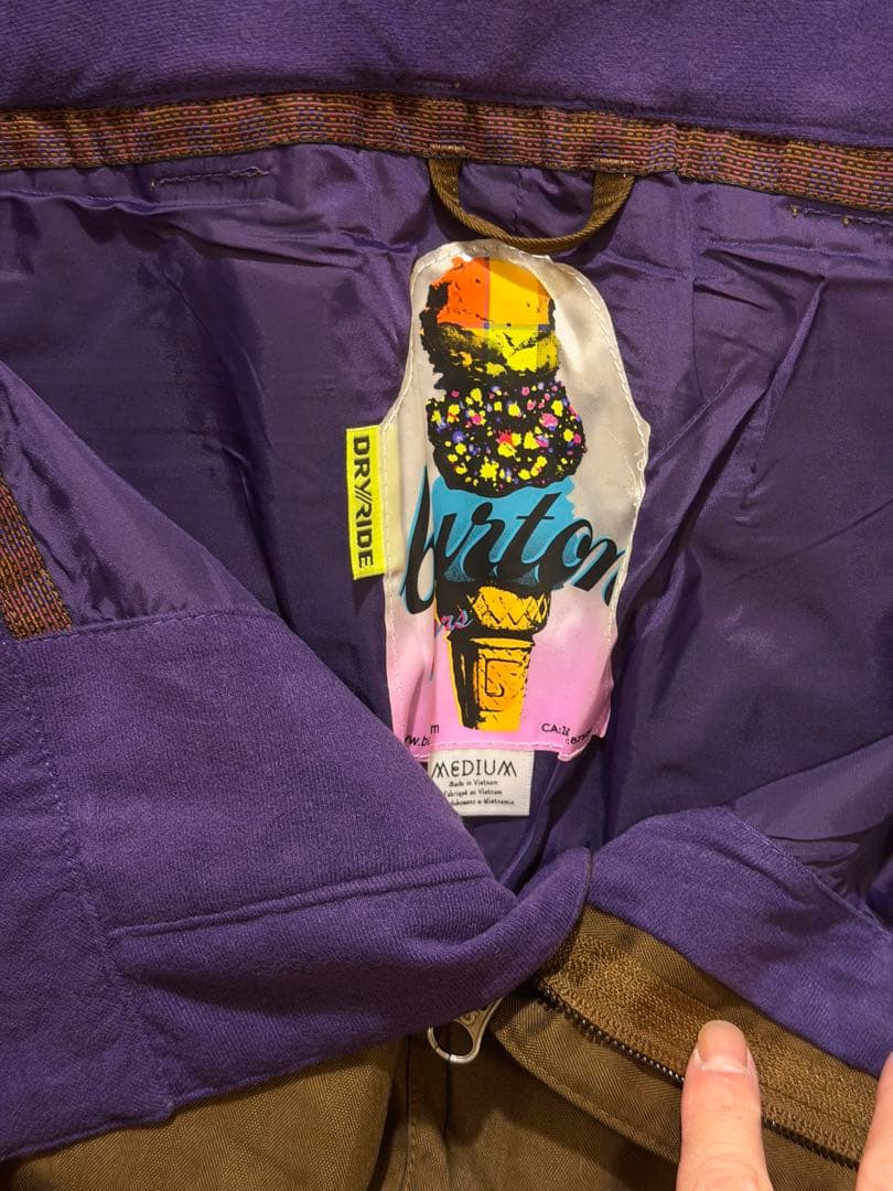 BURTON スノーボードパンツ ブラウン