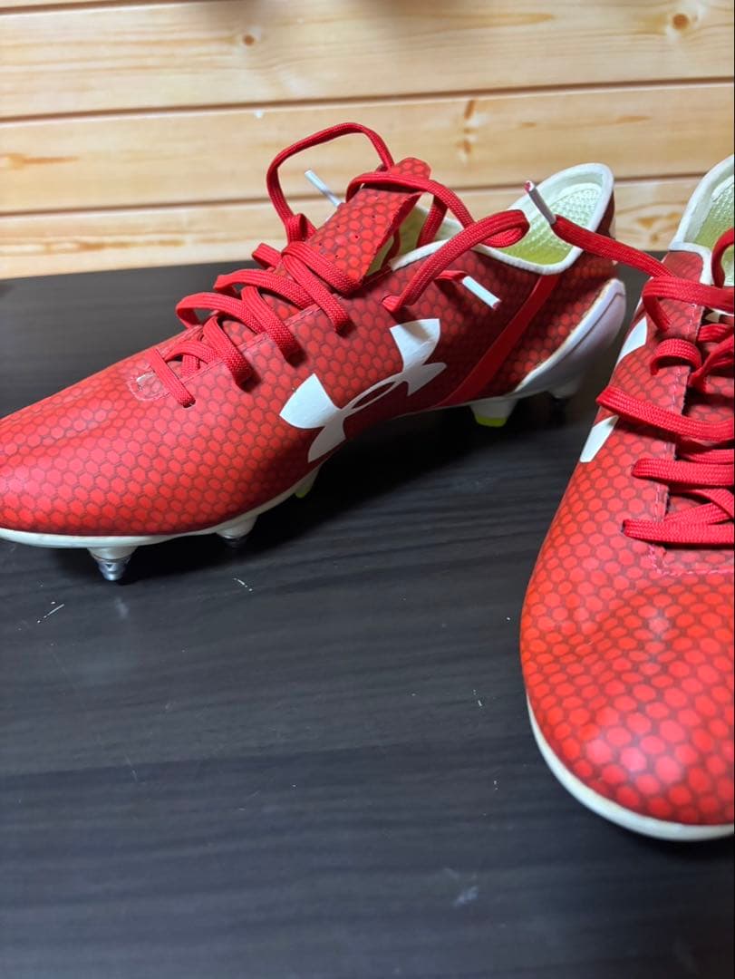 【希少】アンダーアーマー サッカースパイク Speedform 28cm赤