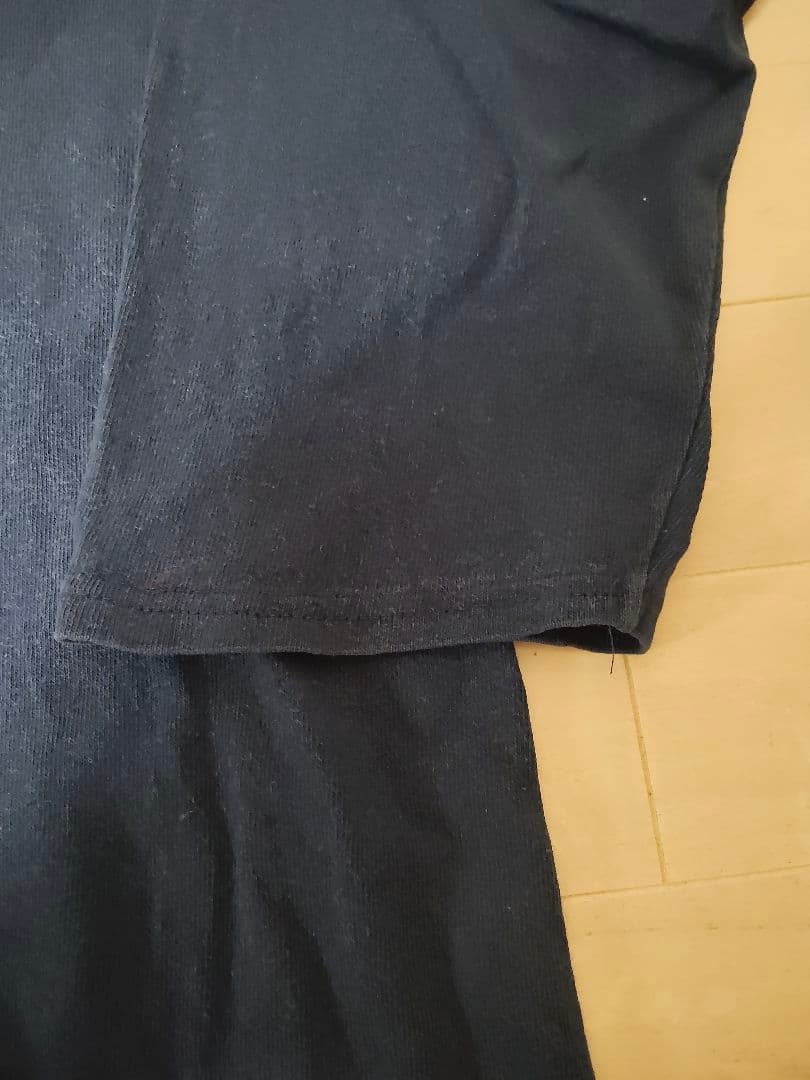 チャンピオン NAVY 両面プリント 七部袖 XLヴィンテージ USA